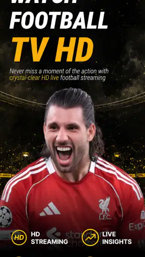 Live Football TV HD Streaming screenshot 1