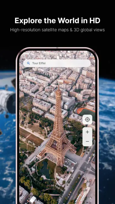GPS Satellite Live Earth Map screenshot 1