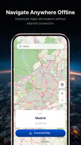 GPS Satellite Live Earth Map screenshot