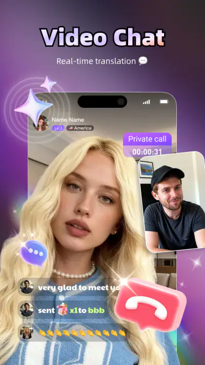 LiveUp- Video Chat screenshot 1