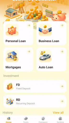 LoanWise Calculator screenshot 1
