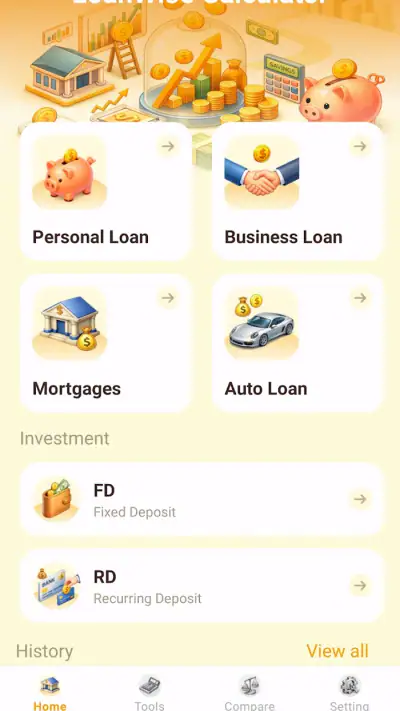 LoanWise Calculator screenshot 1