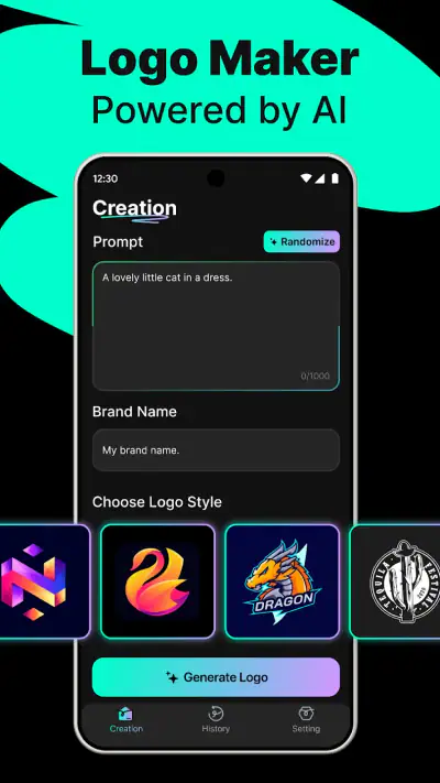 Logo Maker - AI Art Design screenshot 1