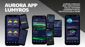 Lumyros: Aurora App & Social screenshot 1