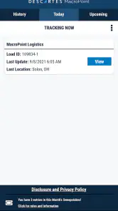 MacroPoint for Truckers screenshot