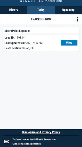 MacroPoint for Truckers screenshot 1
