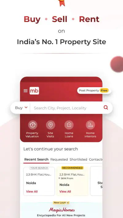 Magicbricks Buy, Rent Property screenshot 1