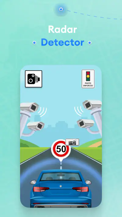Map Drive - Radar, Speedometer screenshot 1
