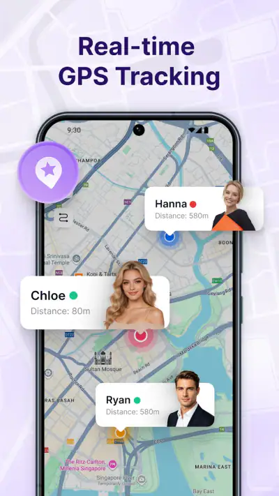 Map Tracker & Location Share screenshot 1