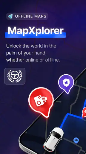 MapXplorer: Navigation, Radar screenshot 1
