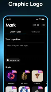 Mark - AI Logo Generator screenshot