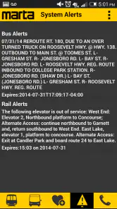 MARTA On the Go screenshot