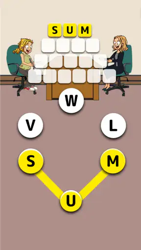Mary’s Promotion - Word Game screenshot 1