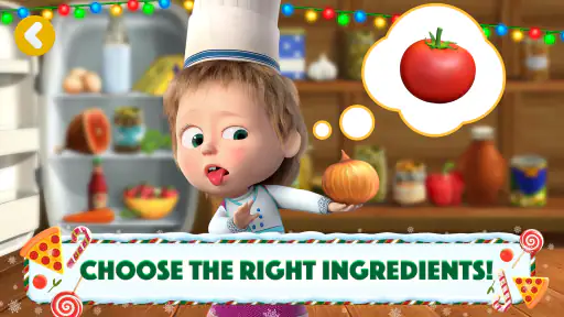 Masha and the Bear Pizza Maker screenshot