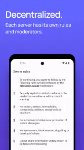 Mastodon screenshot