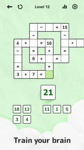Math Crossword — Number puzzle screenshot 1
