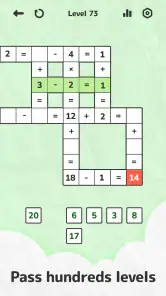 Math Crossword — Number puzzle screenshot