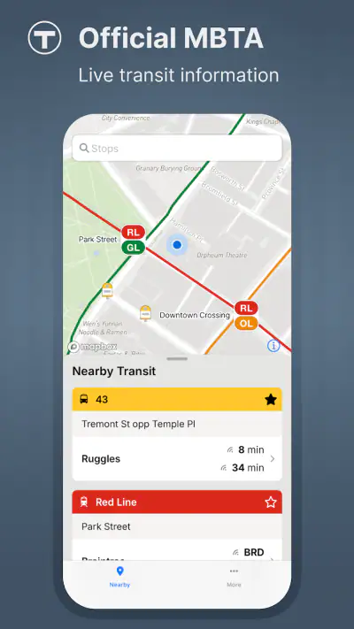 MBTA Go — Official screenshot 1
