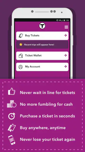 MBTA mTicket screenshot 1