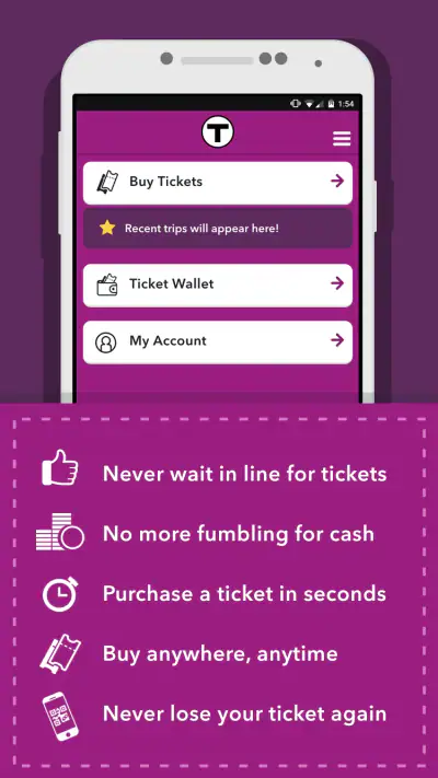 MBTA mTicket screenshot 1