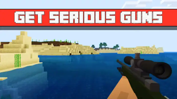 Mc Gun Mod for Minecraft PE screenshot 1