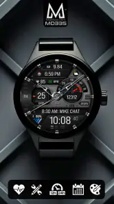MD335 Hybrid watch face screenshot