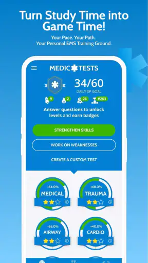 MedicTests 2026 EMS Education screenshot 1