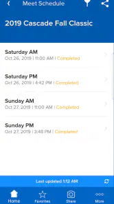 Meet Mobile: Swim screenshot