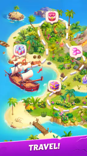 Merge Adventure: Travel Games screenshot 1