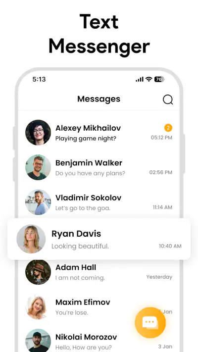 Messages - SMS Messenger + screenshot 1