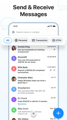 Messages - SMS Text Messaging screenshot 1