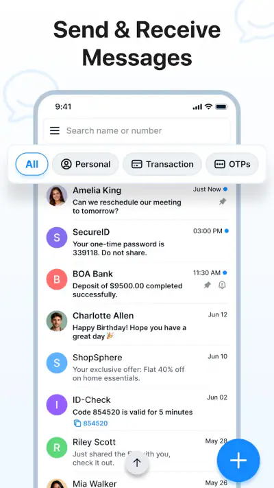 Messages - SMS Text Messaging screenshot 1
