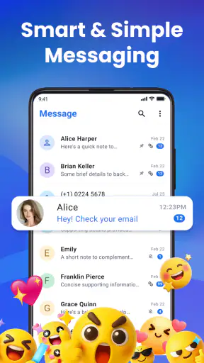 Messages: Text SMS Home App screenshot 1
