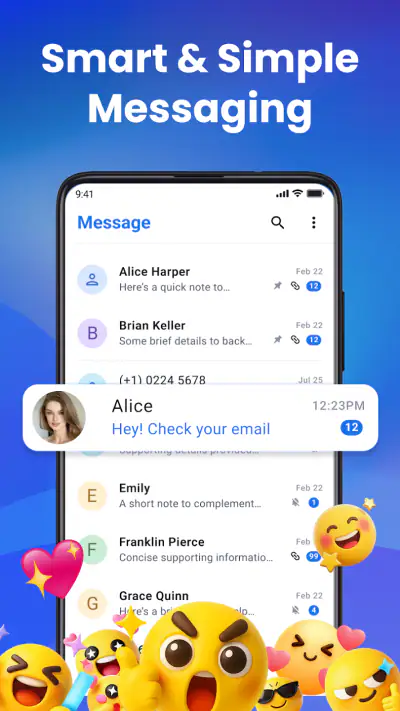 Messages: Text SMS Home App screenshot 1