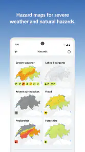 MeteoSwiss screenshot