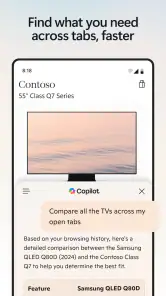 Microsoft Edge: AI browser screenshot