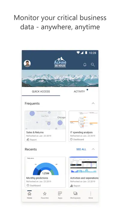 Microsoft Power BI screenshot 1