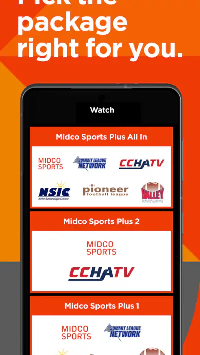Midco Sports Plus screenshot 1