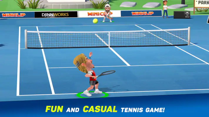 Mini Tennis: Perfect Smash screenshot 1