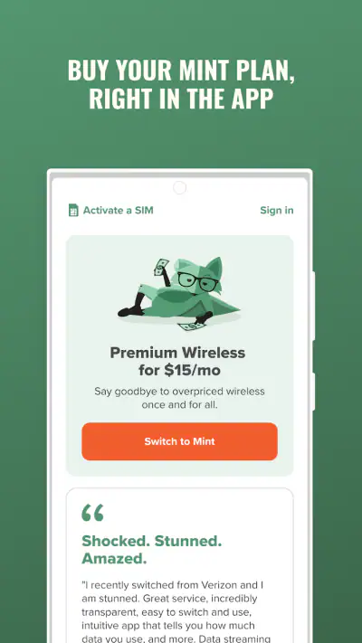 Mint Mobile screenshot 1