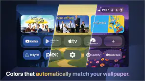 Monet Launcher - Android TV screenshot 1