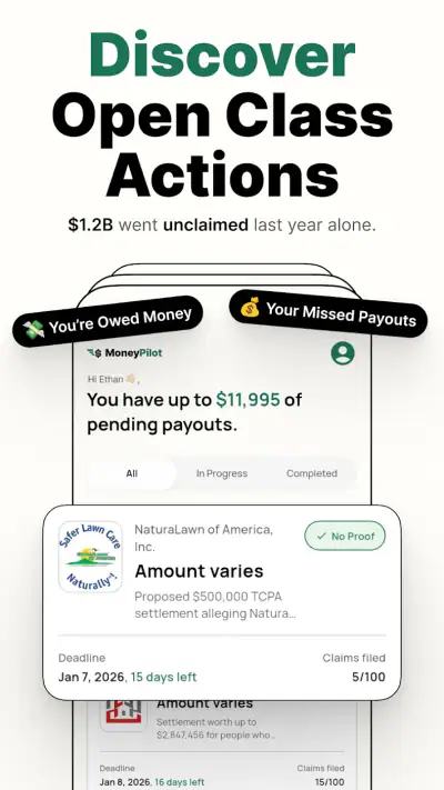 MoneyPilot : Class Action screenshot 1