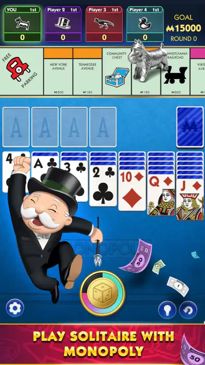 MONOPOLY Solitaire: Card Games screenshot 1