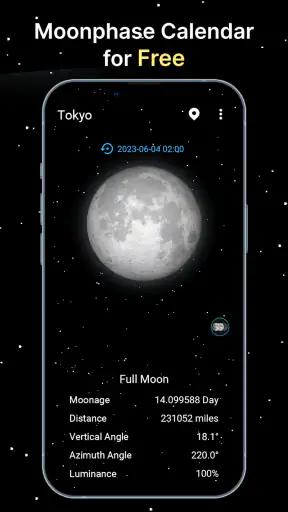 Moon Phase Calendar screenshot 1