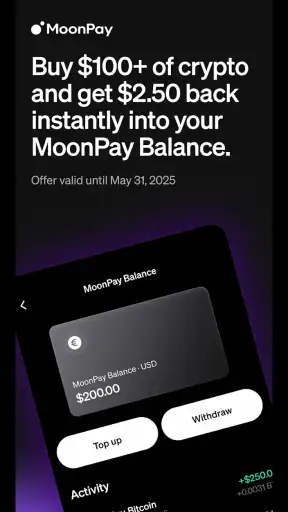 MoonPay: Buy Crypto & Bitcoin screenshot 1