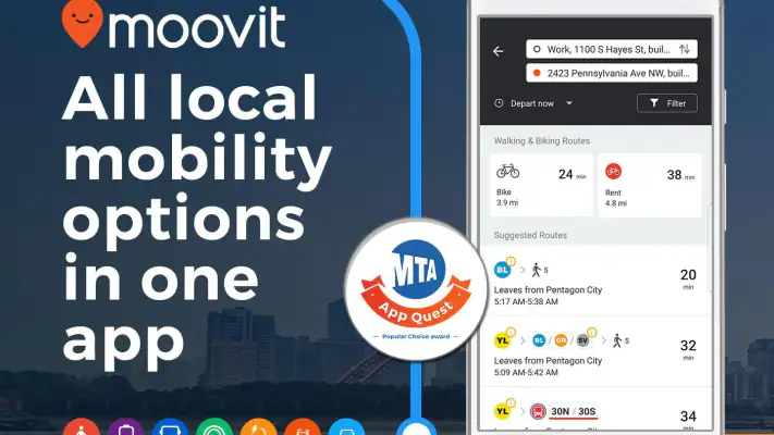 Moovit: Your Transit Tracker screenshot 1