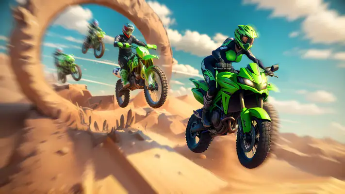 Motocross Bike Racing Game screenshot 1