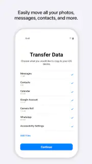 Move to iOS screenshot 1