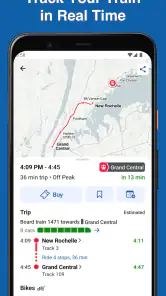 MTA TrainTime screenshot