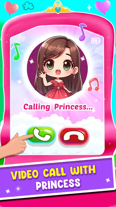 Musical Princess Car phone Toy screenshot 1